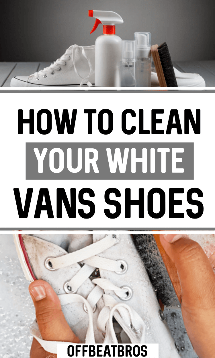 how to clean white vans with baby powder