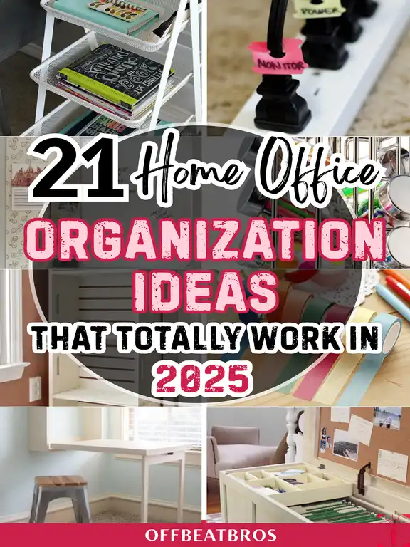 21 Impressive Home Office Organization Ideas