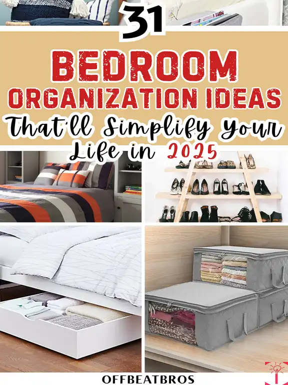 31 Brilliant Bedroom Organization Ideas to Make Your Life Easy