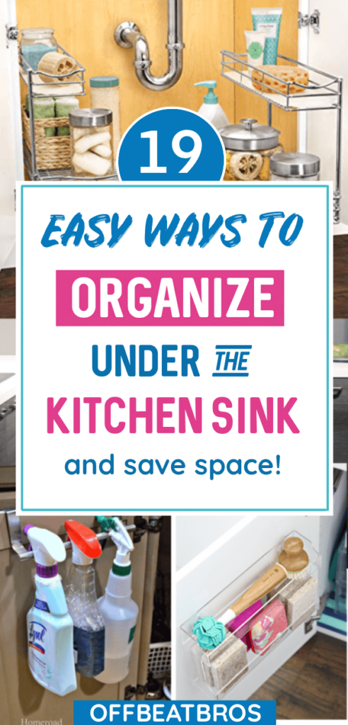 19 Under The Kitchen Sink Organization Ideas