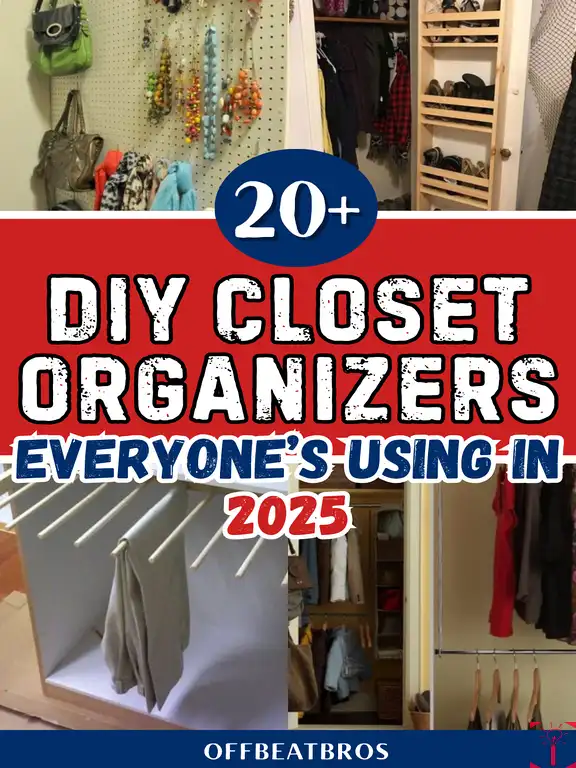 20+ DIY Closet Organizers