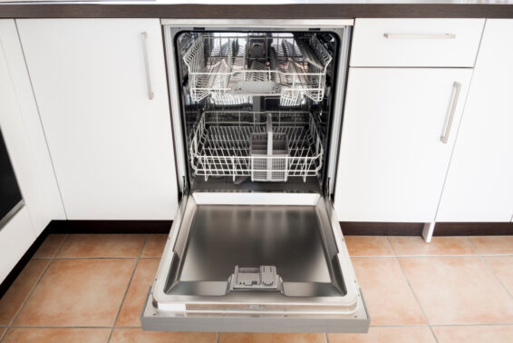 Clean dishwasher