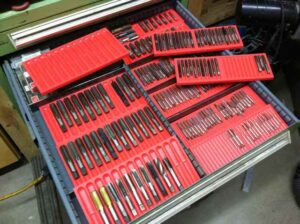 Machine Pocketed Trays to Organize Garage Drawers