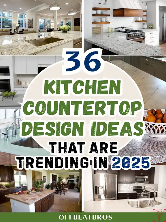 36 Gorgeous Kitchen Countertop Design Ideas