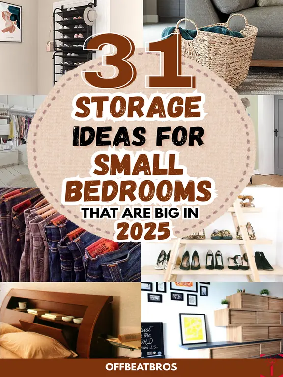 31 Mind Blowing Small Bedroom Storage Ideas