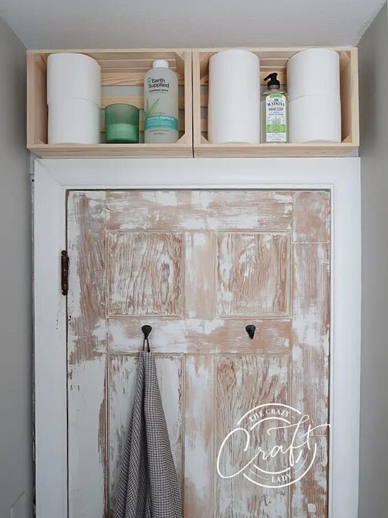 24 Awesome DIY Bathroom Shelf Ideas - Making Manzanita