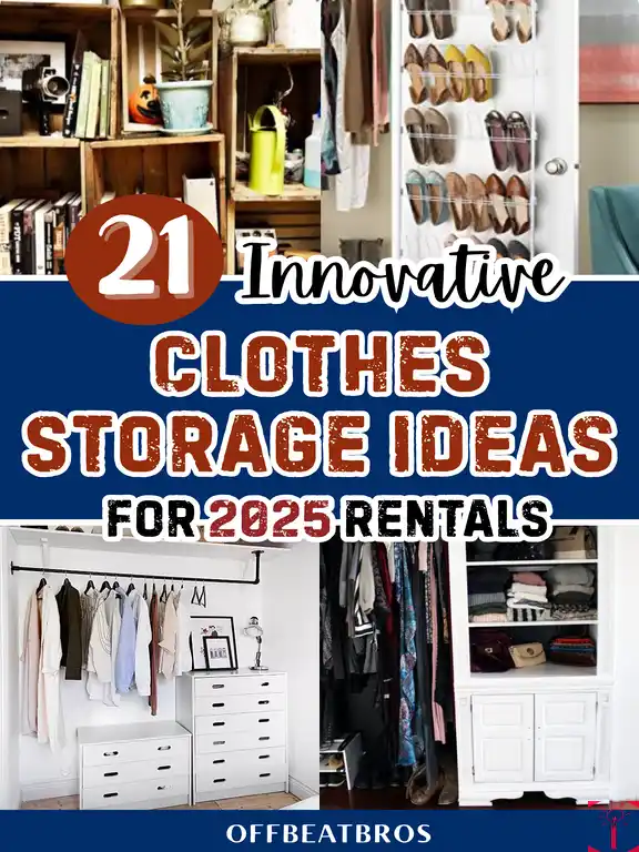 21 Innovative Clothes Storage Ideas When You Have No Closet