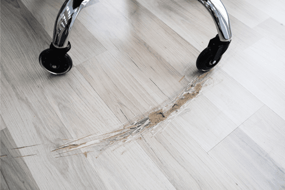 cracked laminated floors