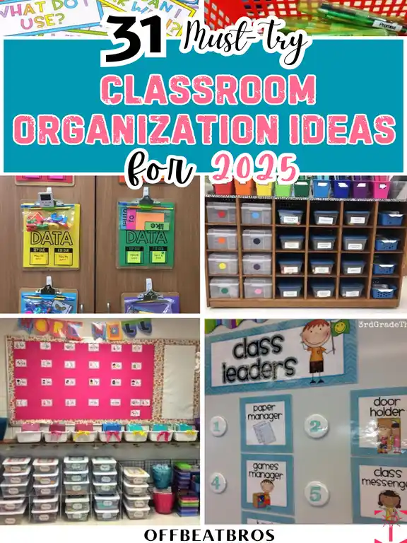 31 Best Classroom Organization Ideas