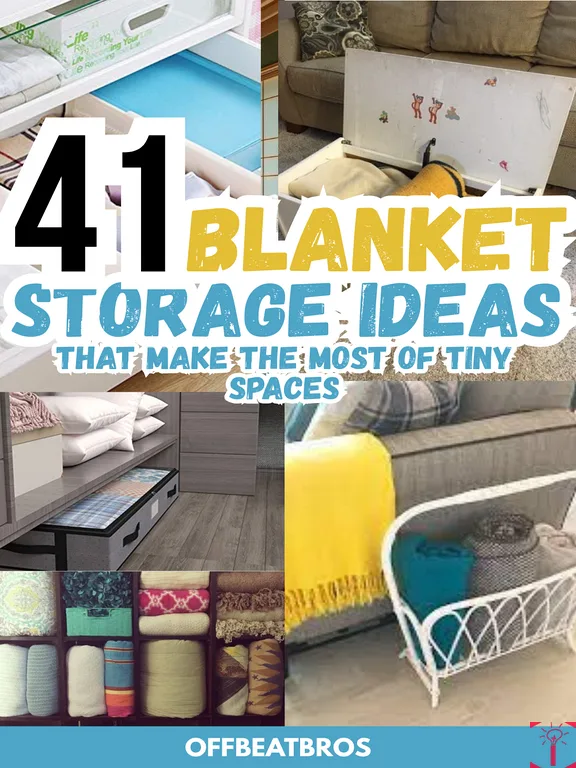 41 Best Blanket Storage Ideas For Small Spaces 2023