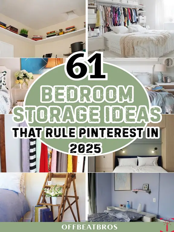 61 Clever Bedroom Storage Ideas You Need to Try