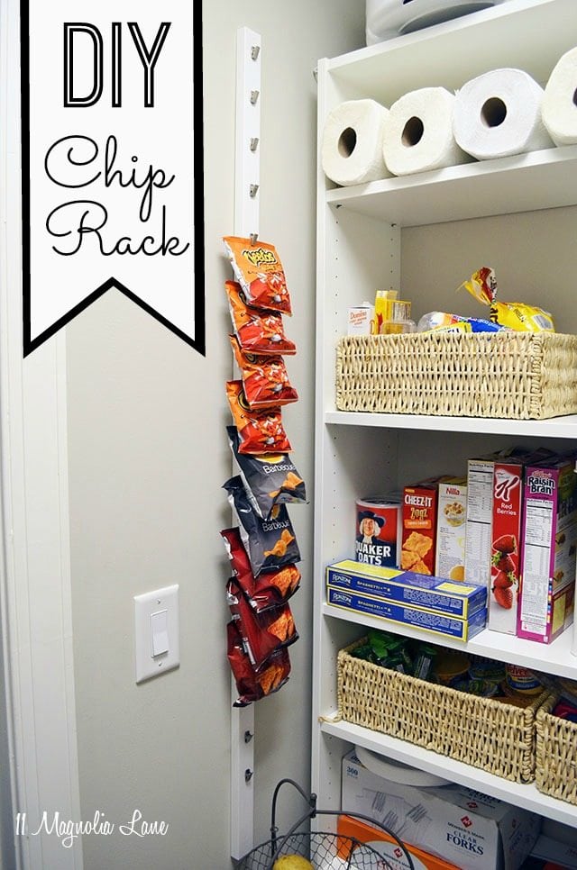 Wall storage hooks - 31 Small Pantry Organization Ideas