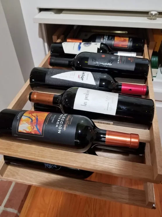 Wine rack - 31 Small Pantry Organization Ideas