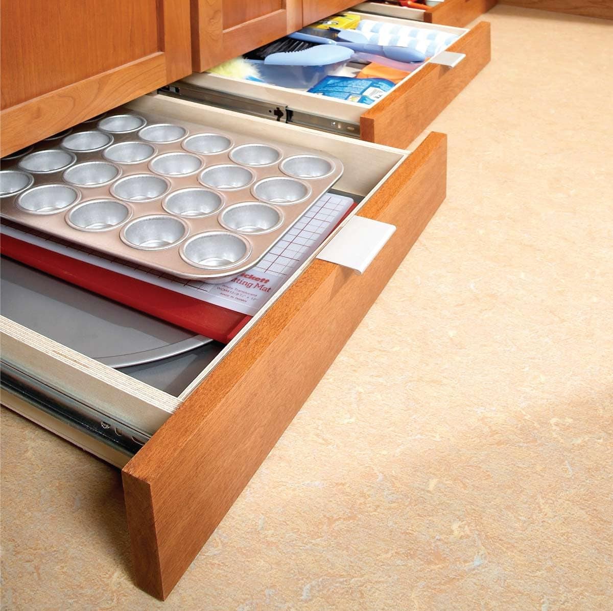 Under Cabinet Drawers: 31 Best Shelving Ideas For More Storage