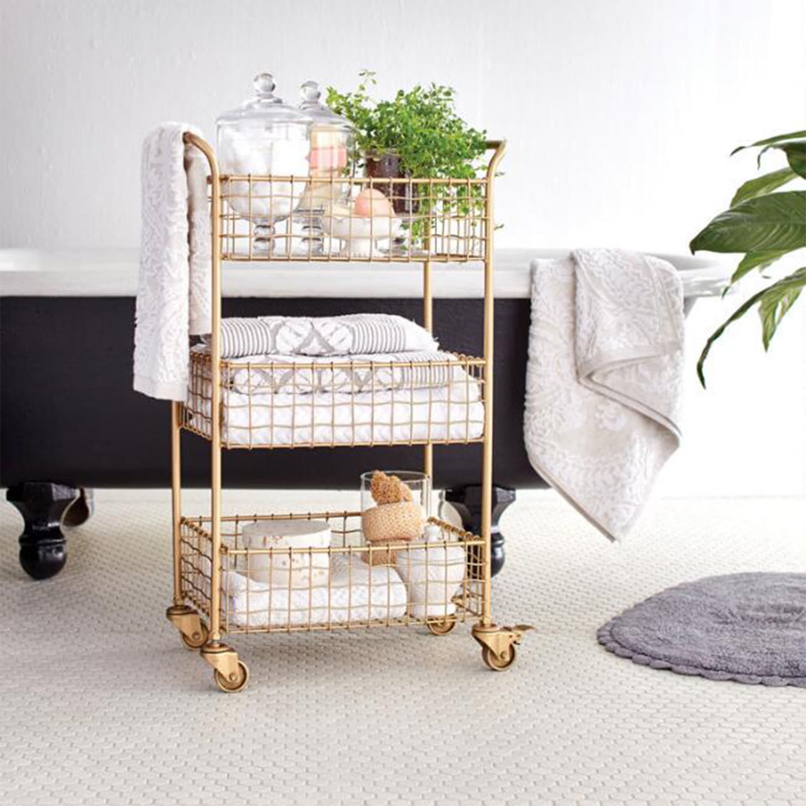 Rolling Cart: 31 Best Shelving Ideas For More Storage