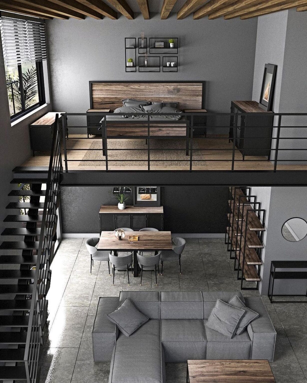 27 Easy Industrial Bedroom Decor Ideas – Offbeatbros