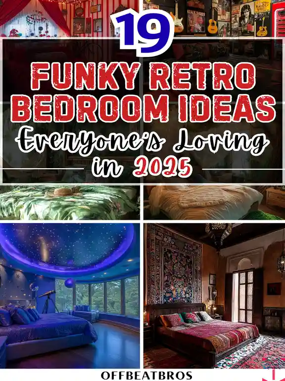 How to Design a Funky Retro Bedroom with these Amazing Ideas