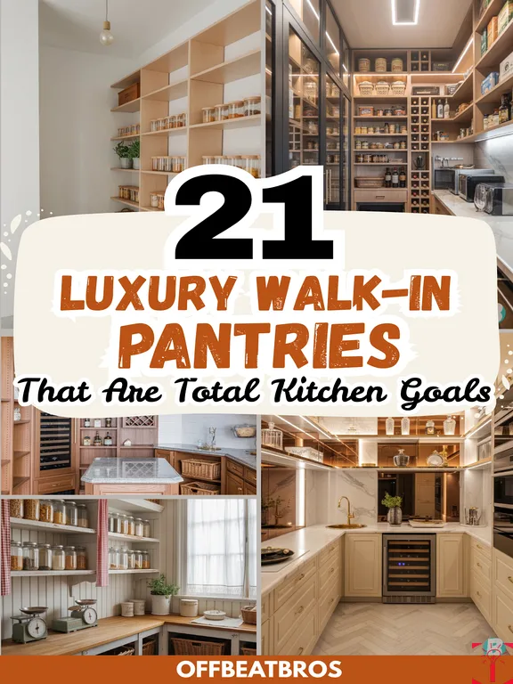 21 Luxury Walk-in Kitchen Pantry Ideas