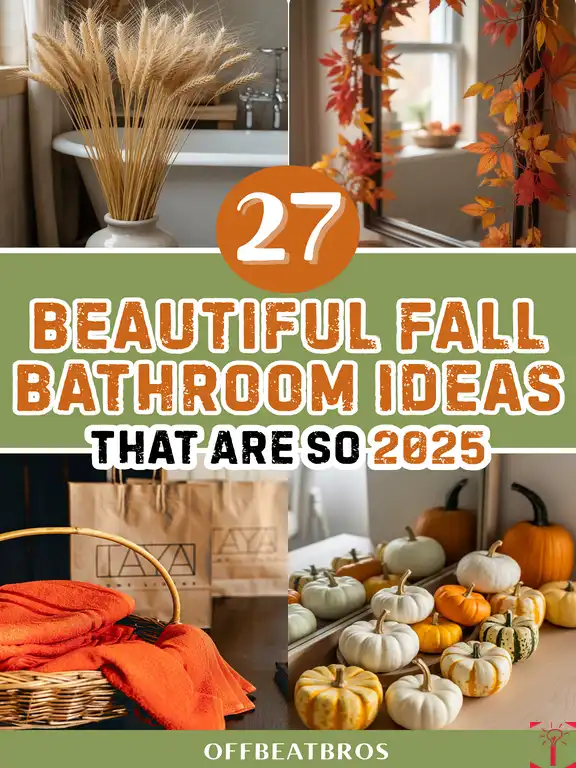27 Fall Bathroom Decor Ideas