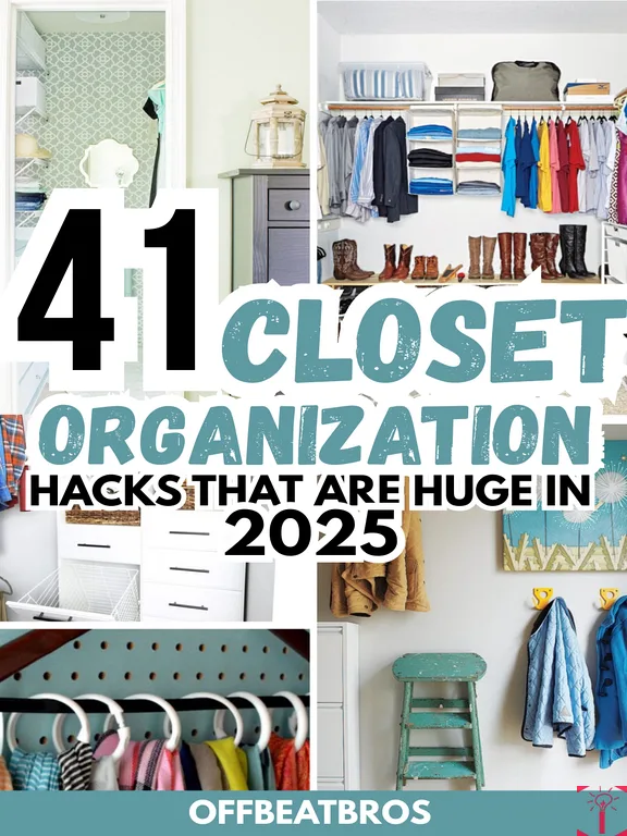 41 Brilliant Closet Organization Ideas