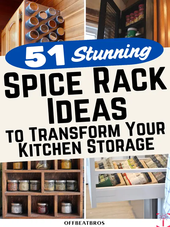 51 Fabulous Spice Rack Ideas (including DIY options)