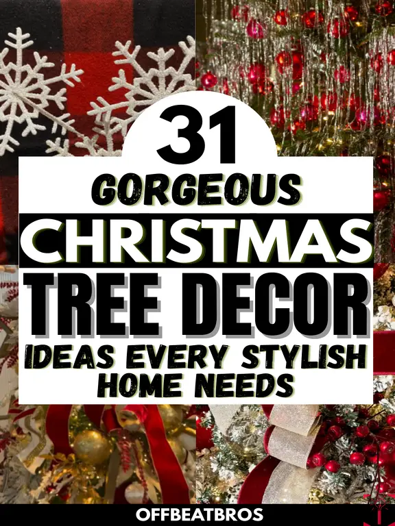 31 Christmas Tree Decor Ideas That Make Your Tree Sparkle