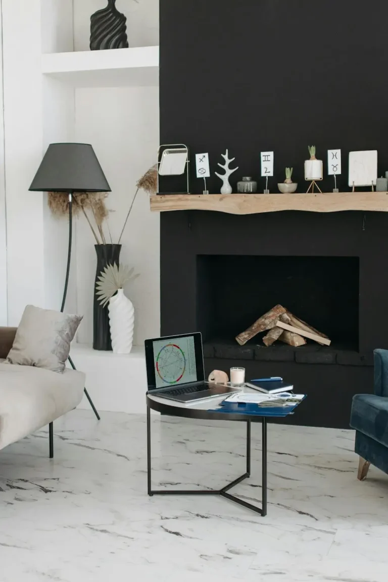 The Secret to a Cozy Living Room? Rustic Fireplace Mantel Decor